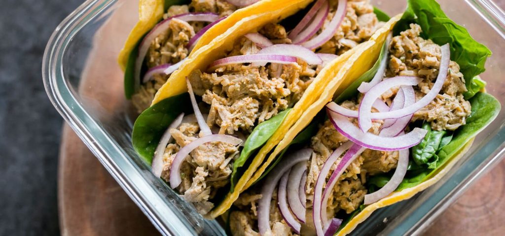 Jackfruit Tacos in Tahini Sauce