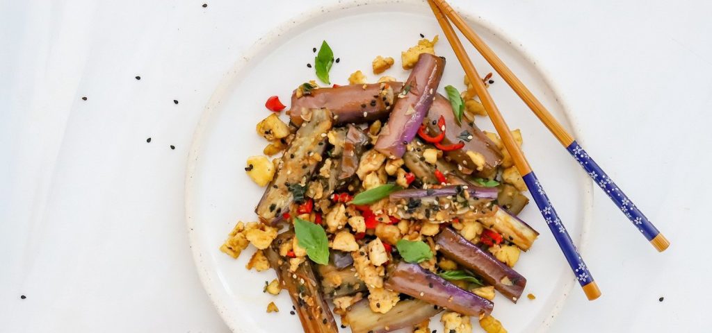 Japanese Eggplant & Tofu Stir Fry