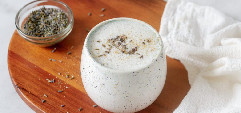 Lavender & Chamomile Tea Latte