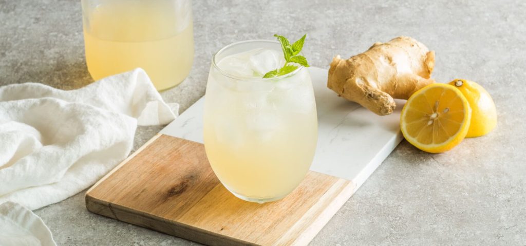 Lemon Ginger Salty Mocktail