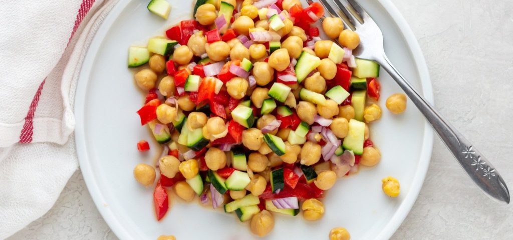 Lemon Maple Chickpea Salad