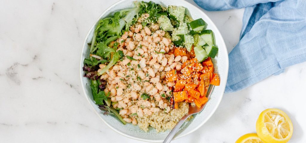 Lemony White Bean & Quinoa Salad