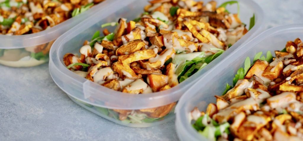Lentil, Sweet Potato & Rocket Salad