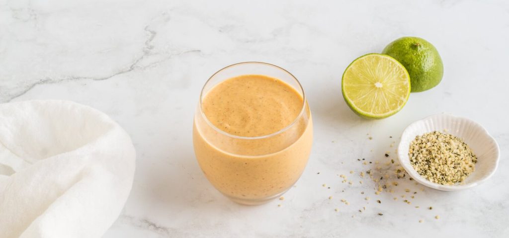 Mango Almond Lime Smoothie