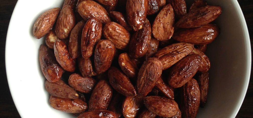 Maple Roasted Almonds