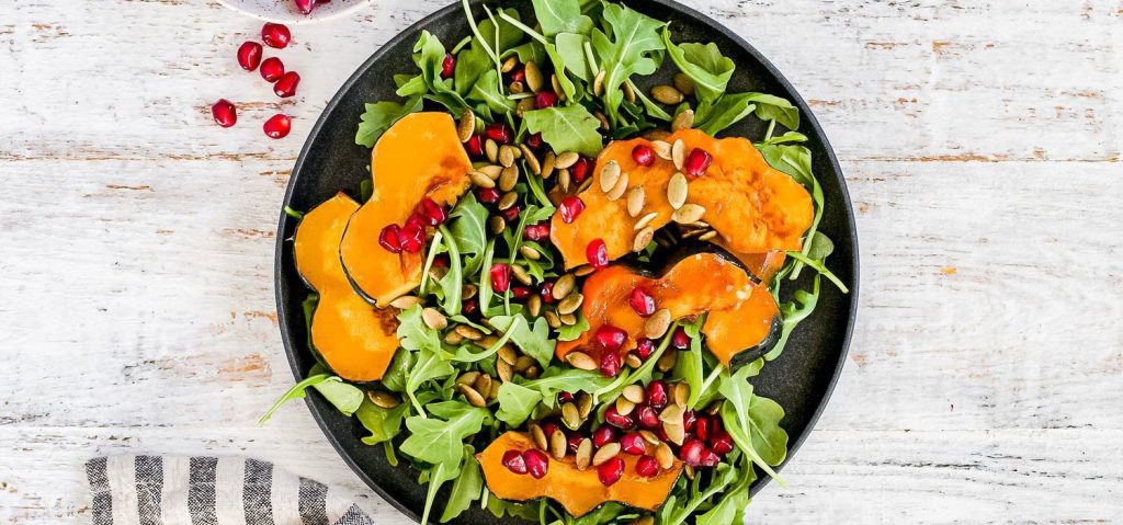 Maple Roasted Pumpkin Salad