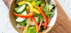 Meal Prep Mixed Greens Salad