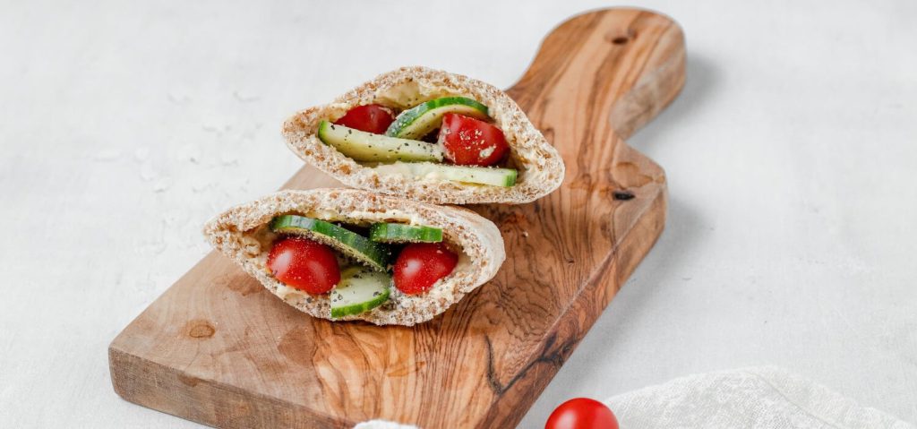 Mini Stuffed Veggie Pitas