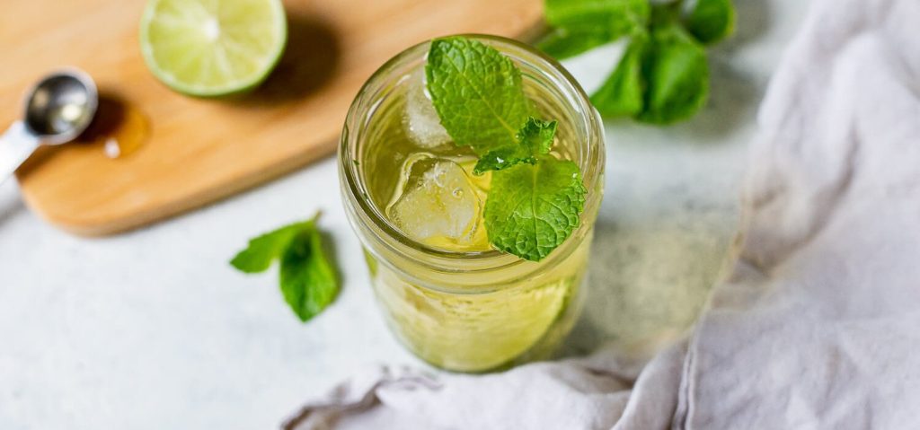 Mint & Lime Iced Tea