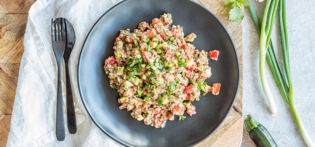 Mushroom & Walnut Chopped Salad