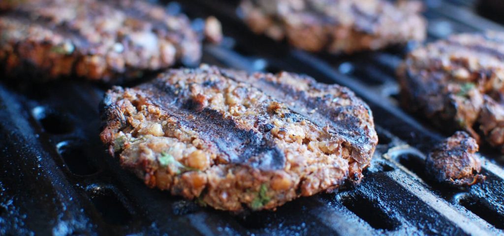 Mushroom Lentil Burgers