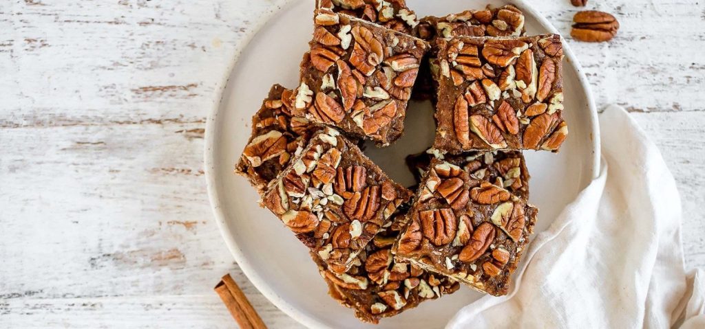 No Bake Maple Pecan Bars