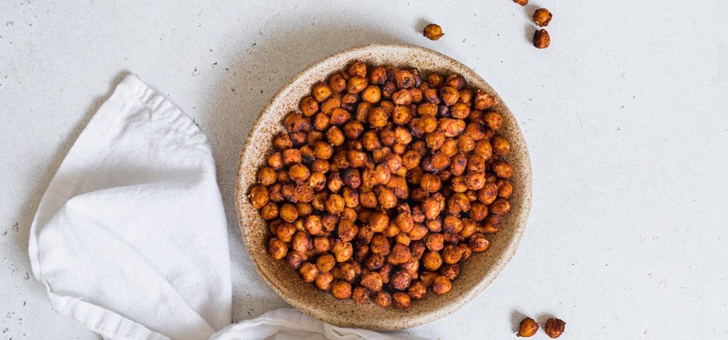 Oil-Free Roasted Chickpeas
