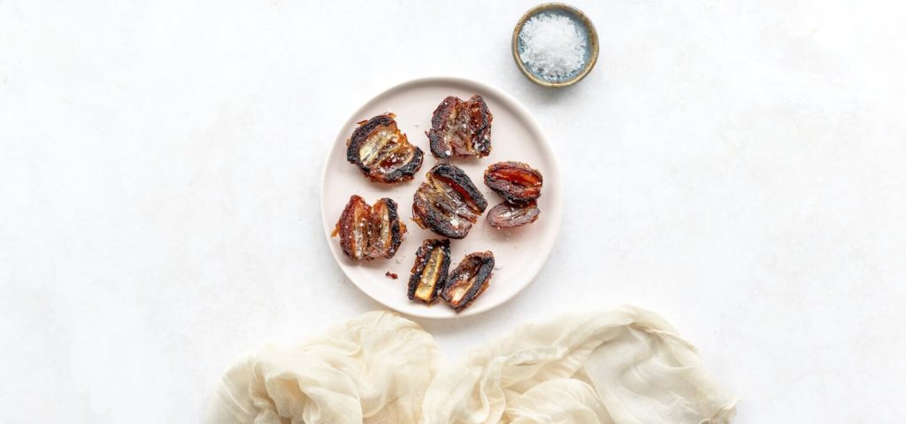 Pan Seared Salted Dates