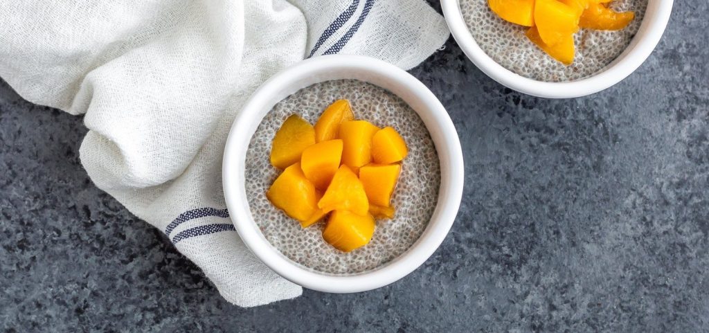 Peach Chia Pudding