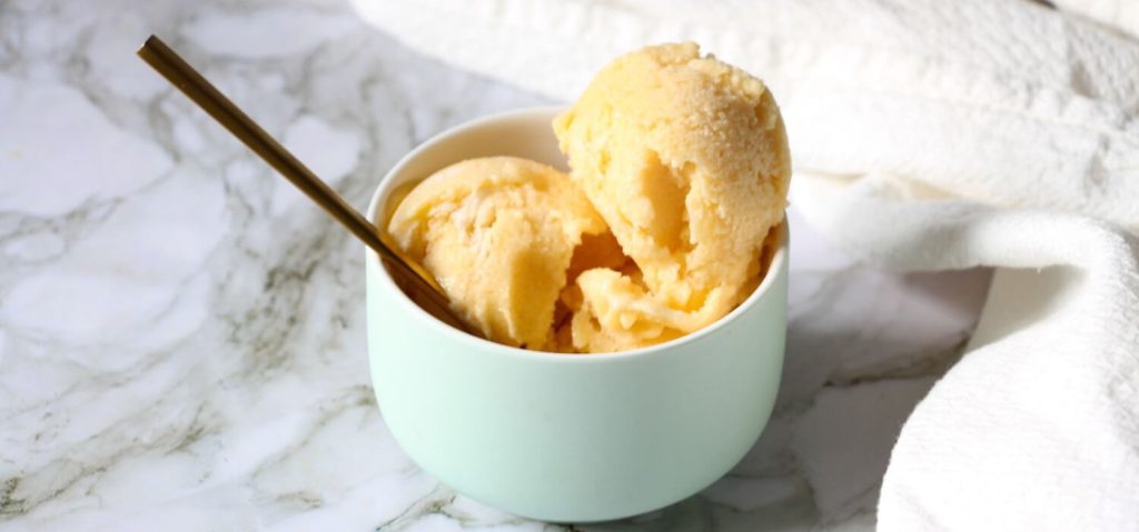 Peach Frozen Yogurt
