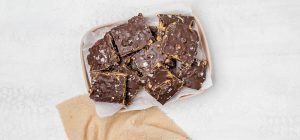 Peanut Butter & Chocolate Date Bark