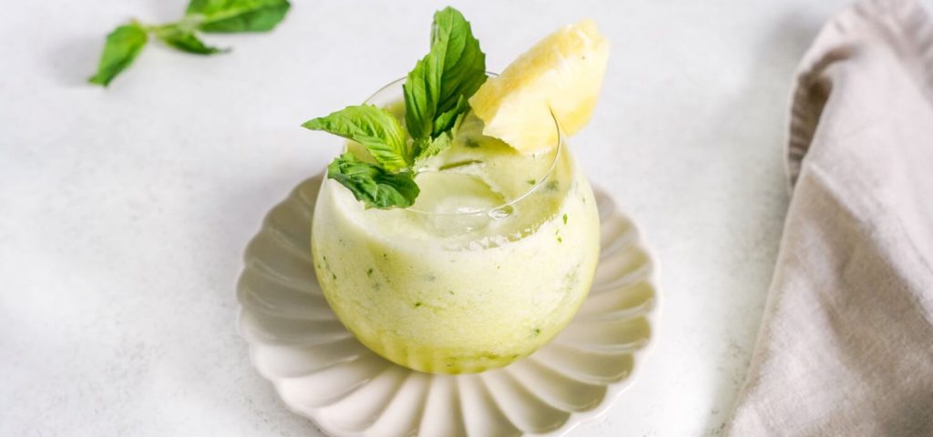 Pineapple Basil Mocktail