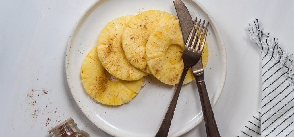 Pineapple with Cinnamon