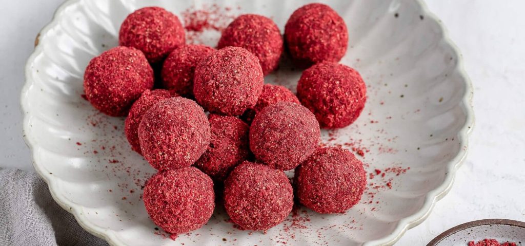 Pink Energy Bites