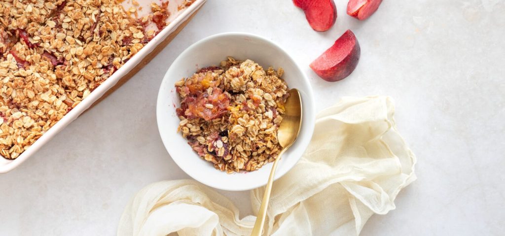 Plum & Nectarine Crisp