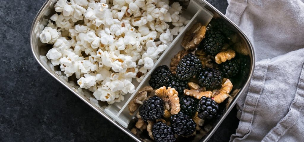 Popcorn, Blackberries & Walnuts