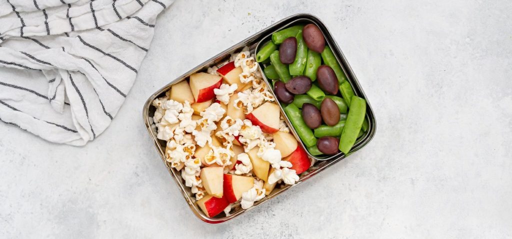 Popcorn & Olive Snack Box
