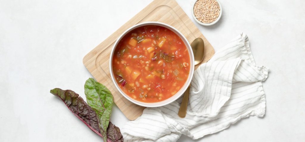 Pressure Cooker White Bean & Farro Soup