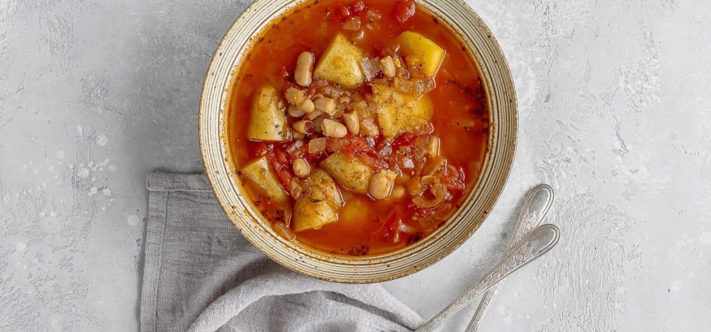 Pressure Cooker White Bean & Potato Soup