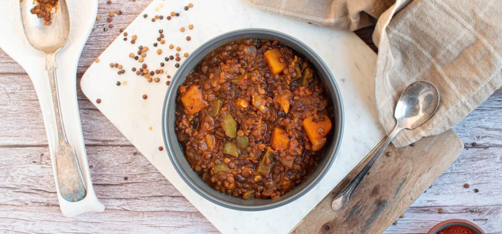 Pumpkin & Lentil Chilli