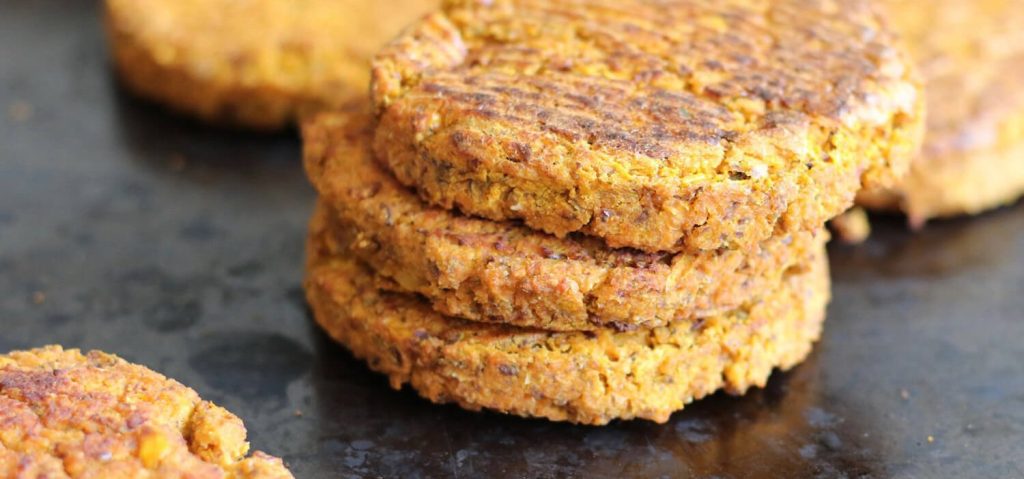 Pumpkin Veggie Burgers