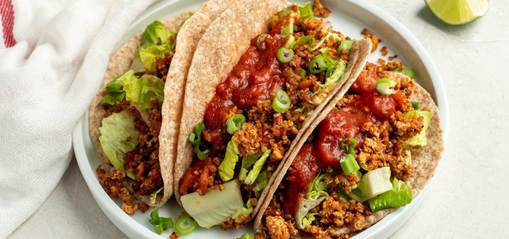 Quinoa Tofu Tacos