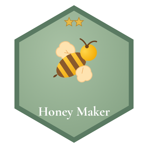 Honey Maker bee rank, Honeycomb Health & Wellness