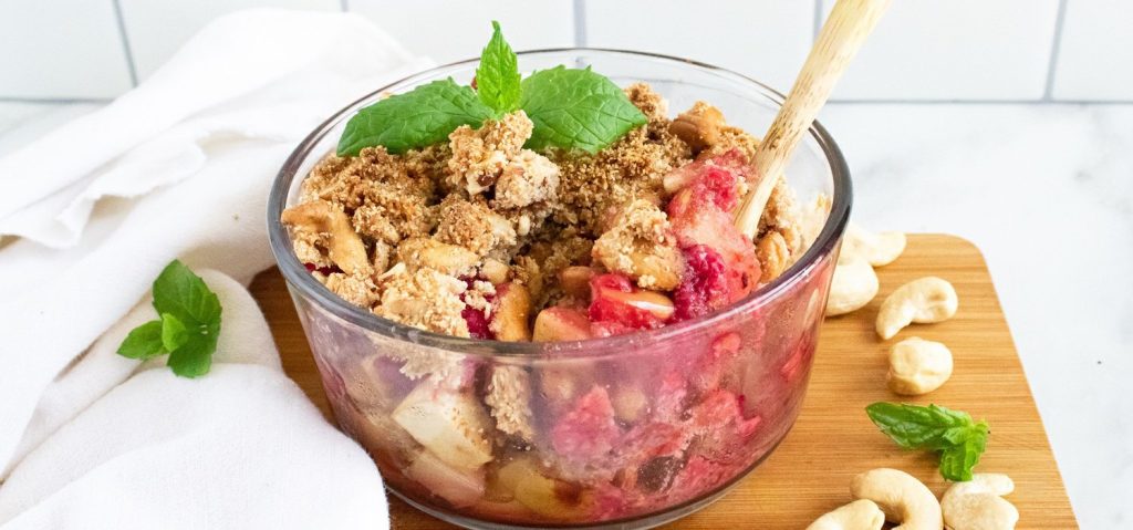 Raspberry Apple Crisp