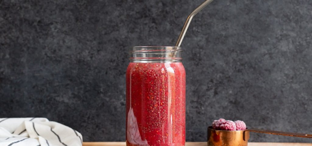 Raspberry Chia Fresca