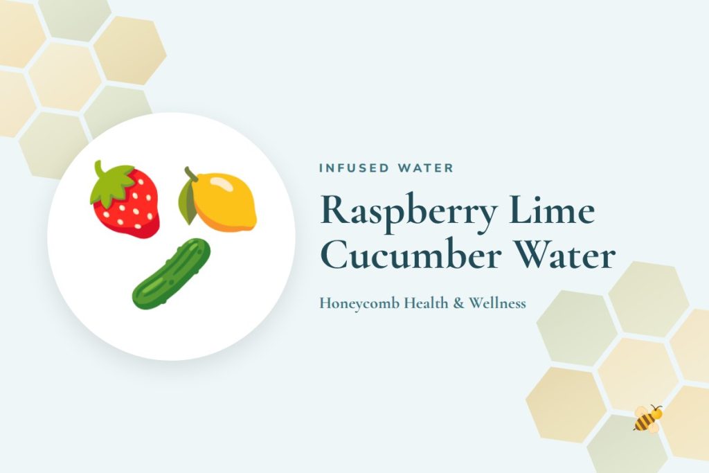 Raspberry Lime Cucumber Water