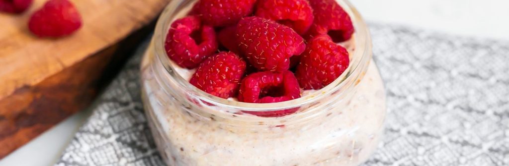 Raspberry Overnight Oats
