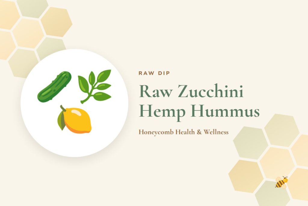 Raw Zucchini Hemp Hummus