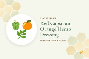 Red Capsicum Orange Hemp Dressing