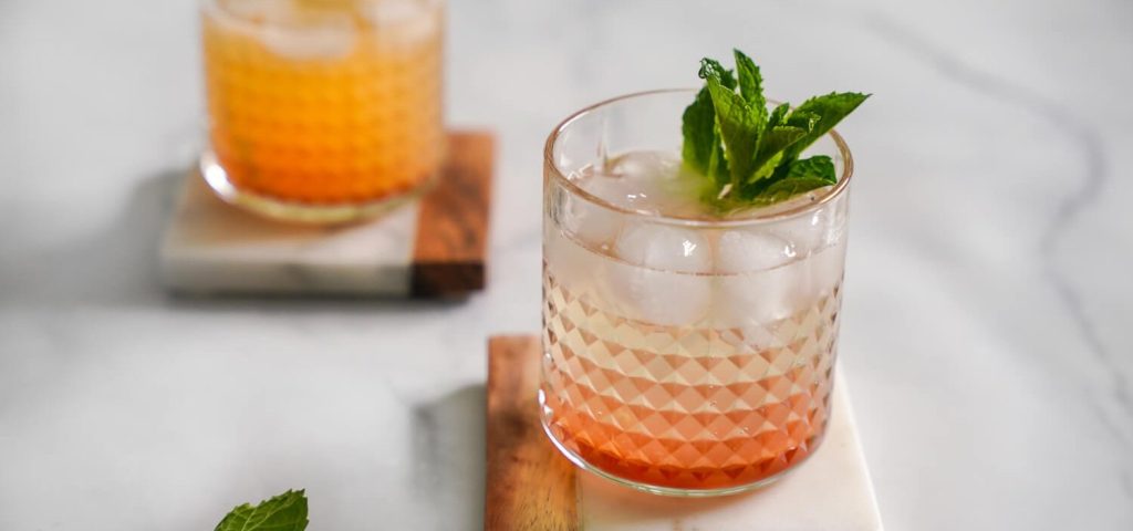 Rhubarb & Mint Mocktail
