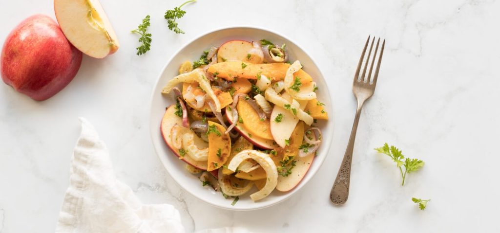 Roasted Pumpkin, Fennel & Apple Salad
