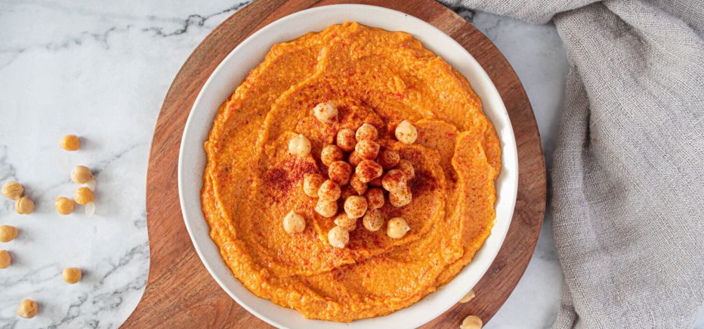Roasted Red Pepper Hummus