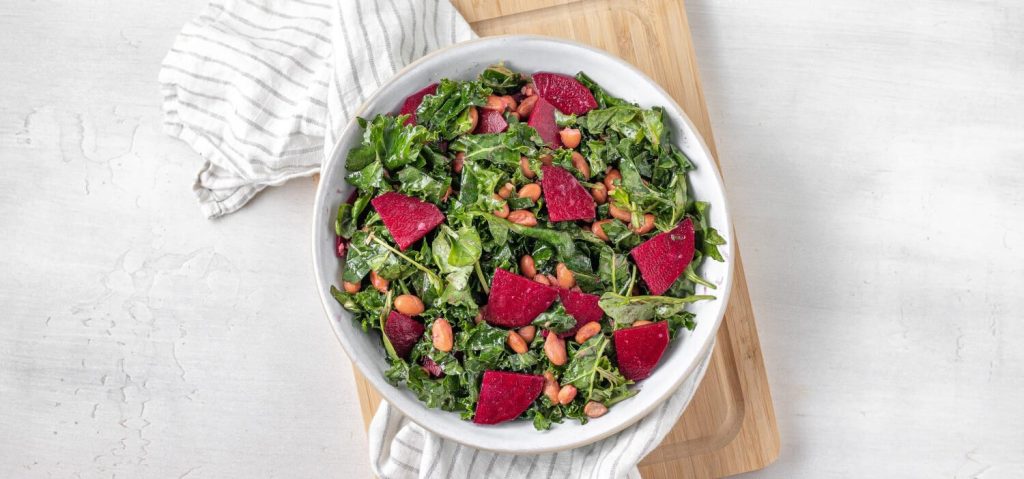 Rocket, Kale & Pinto Bean Salad
