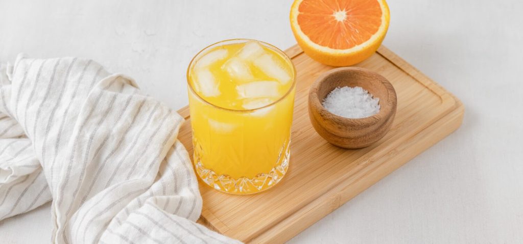 Salty Orange Mocktail