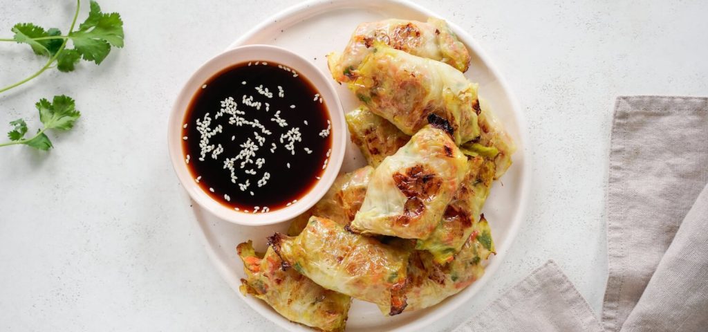 Sesame & TVP Cabbage Rolls