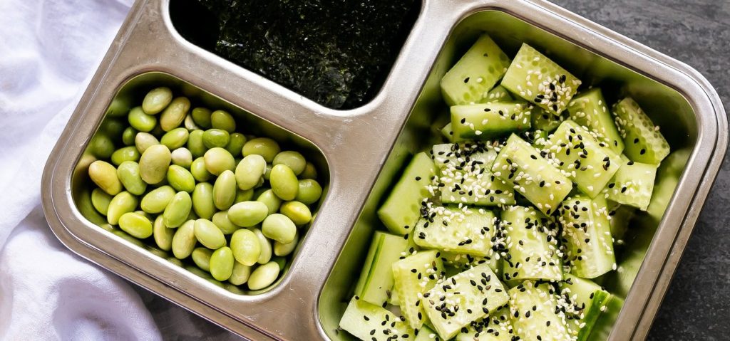 Sesame Cucumber Salad with Nori