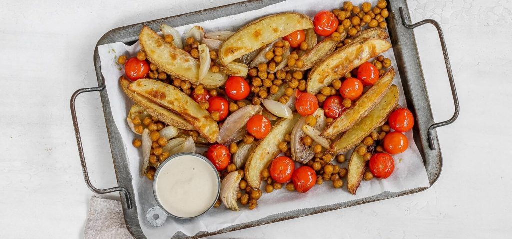 Shawarma Spiced Chickpeas & Potatoes