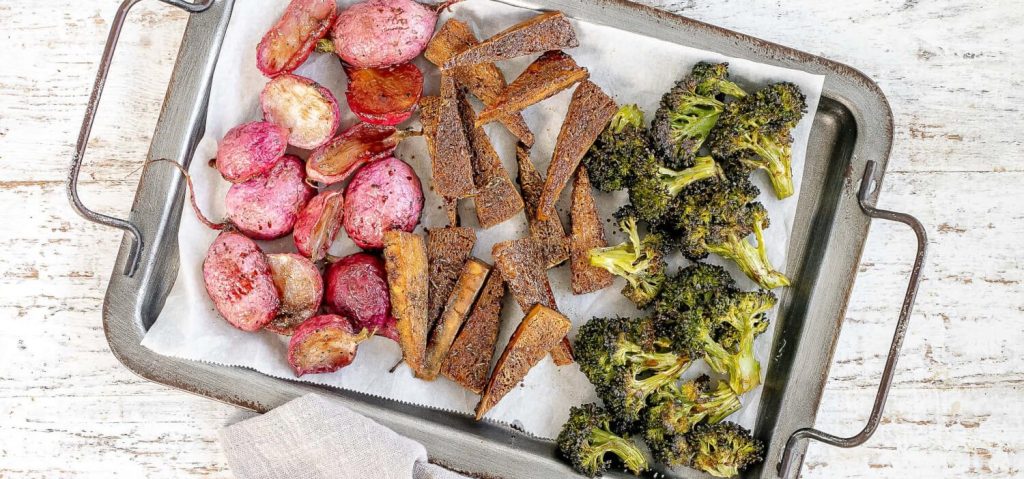 Sheet Pan Balsamic Tofu & Broccoli