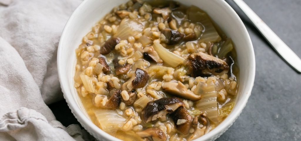 Shiitake Mushroom Barley Soup