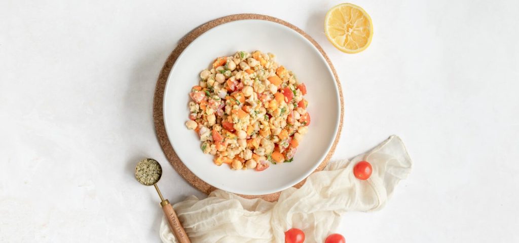 Smashed Chickpea Salad